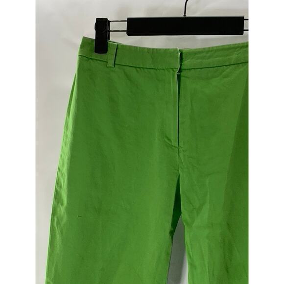 SJSJ Women's Bright Green Straight-Leg Dress Pants SZ M - Picture 3 of 6